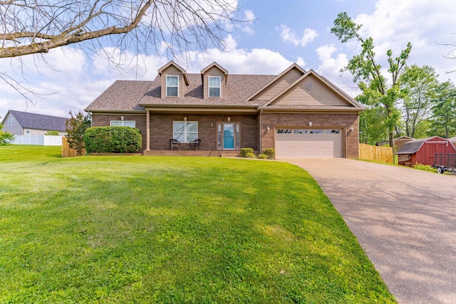7655 Briar Ct, Newburgh, IN 47630 - view of front of house featuring driveway, brick siding, an attached garage, and a shingled roof