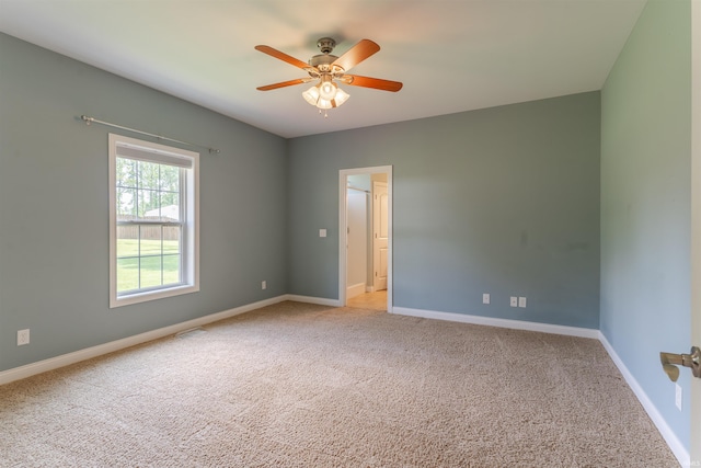 7655 Briar Ct, Newburgh, IN 47630 - empty room featuring light colored carpet and a ceiling fan