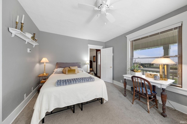 17612 State Road 37, Harlan, IN 46743 - carpeted bedroom with baseboards and a ceiling fan