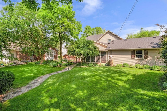 17612 State Road 37, Harlan, IN 46743 - view of yard featuring a sunroom