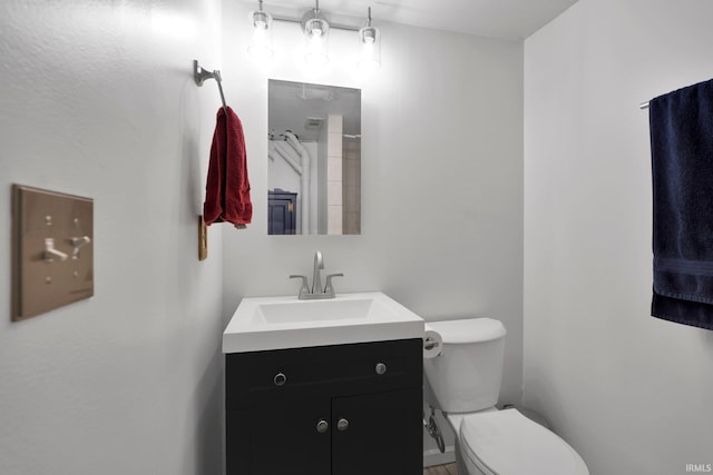 7244 Oaklawn Dr, Newburgh, IN 47630 - full bath featuring vanity and a shower with shower curtain