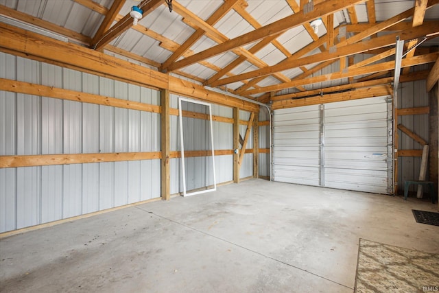 29351 Darden Rd, New Carlisle, IN 46552 - garage featuring metal wall