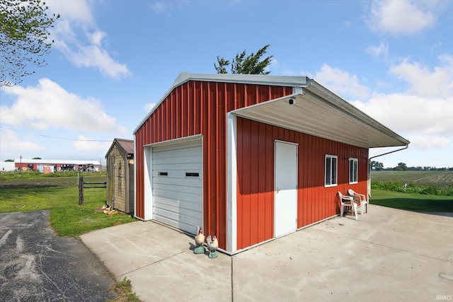 29351 Darden Rd, New Carlisle, IN 46552 - detached garage featuring concrete driveway