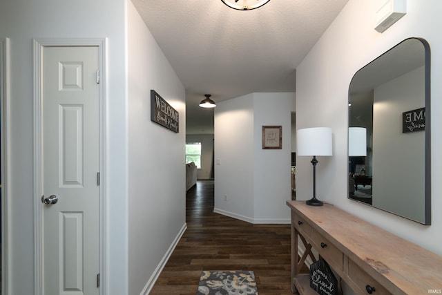 1811 Apopka Way, Fort Wayne, IN 46814 - hall featuring dark wood-style floors and baseboards