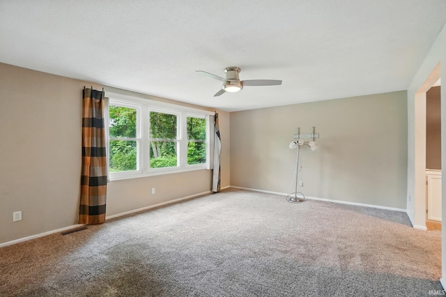5820 Rosedale Dr, Fort Wayne, IN 46804 - empty room featuring carpet flooring and a ceiling fan