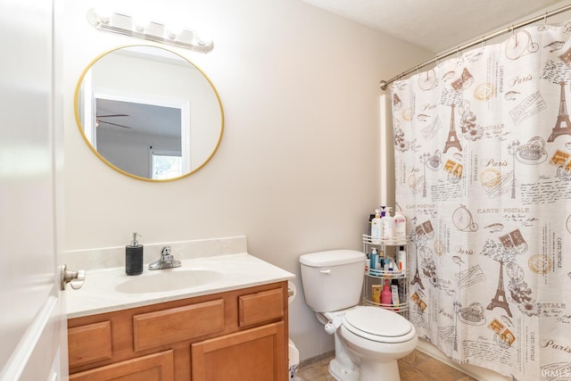 1250 W Adams Hill Cir Unit 104, Bloomington, IN 47403 - full bathroom with vanity, curtained shower, and tile patterned floors