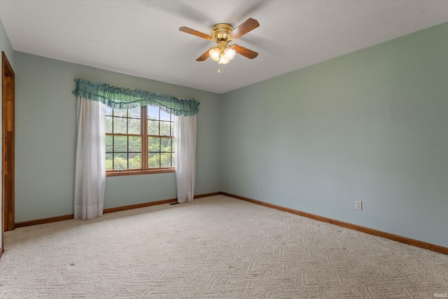 29230 Walerko Dr, Elkhart, IN 46514 - spare room featuring ceiling fan and light carpet