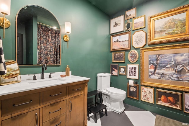 11306 Fishers Pond, Middlebury, IN 46540 - bathroom with toilet and vanity