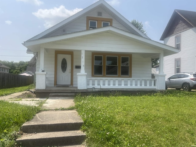 1715 Everett St, Lafayette, IN 47905 - view of front facade featuring a porch