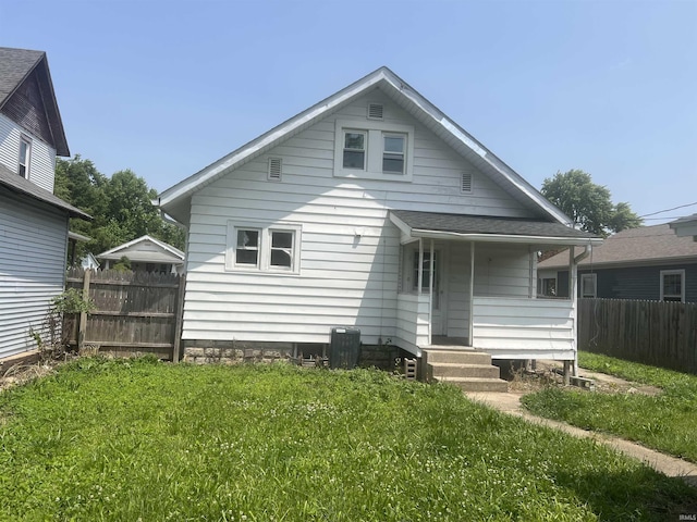 1715 Everett St, Lafayette, IN 47905 - rear view of house with a porch