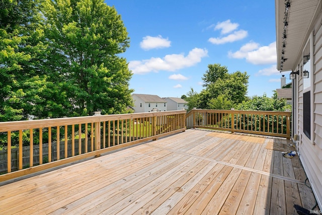 3549 S Wickens St, Bloomington, IN 47403 - view of wooden terrace