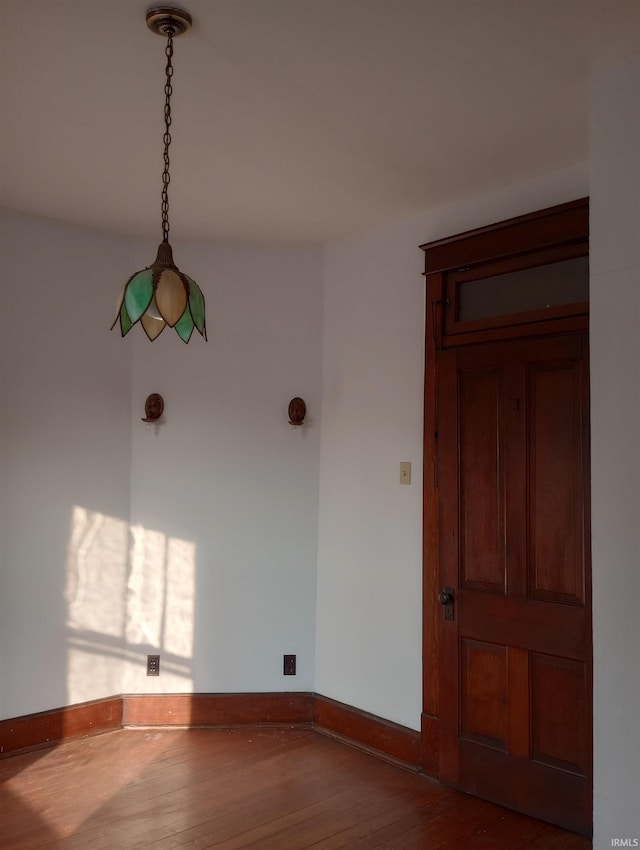 1340 Broadway St, Vincennes, IN 47591 - unfurnished room featuring wood-type flooring and baseboards