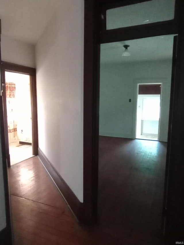 1340 Broadway St, Vincennes, IN 47591 - corridor featuring wood finished floors