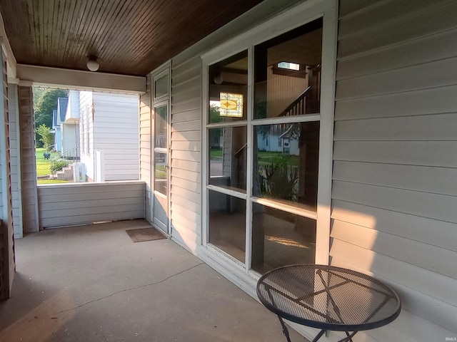 1340 Broadway St, Vincennes, IN 47591 - view of covered porch