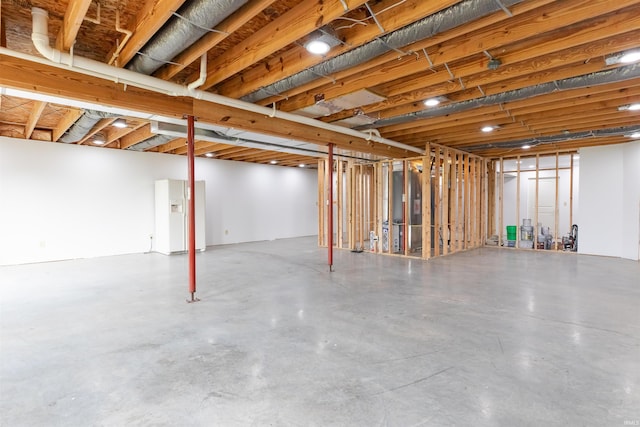 7486 S Ketcham Rd, Bloomington, IN 47403 - view of unfinished basement