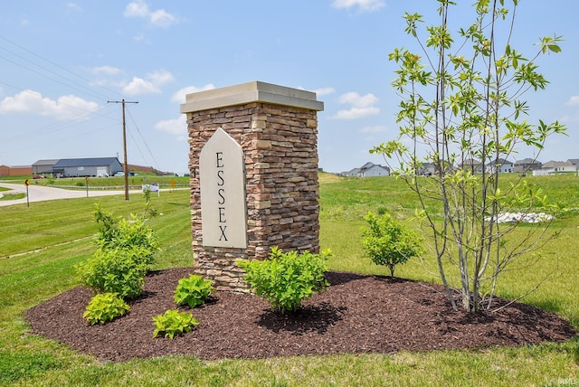 4764 Chelmsford Dr, Newburgh, IN 47630 - community / neighborhood sign with a yard