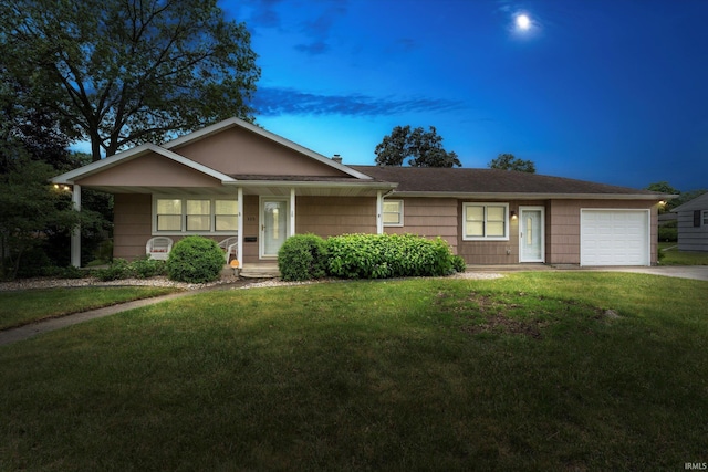 115 N Varsity Dr, South Bend, IN 46615 - single story home with a garage, a front yard, and a porch