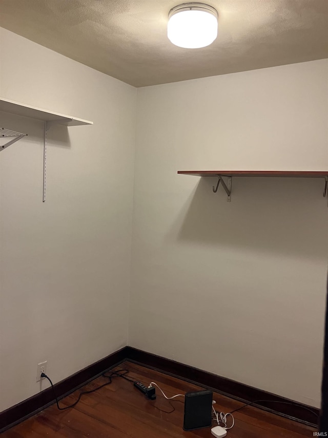 20 N Meridian St, Redkey, IN 47373 - walk in closet featuring dark wood-style flooring