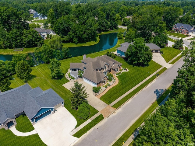 3328 Tarrant Springs Trl, Fort Wayne, IN 46804 - aerial view of residential area featuring a nearby body of water