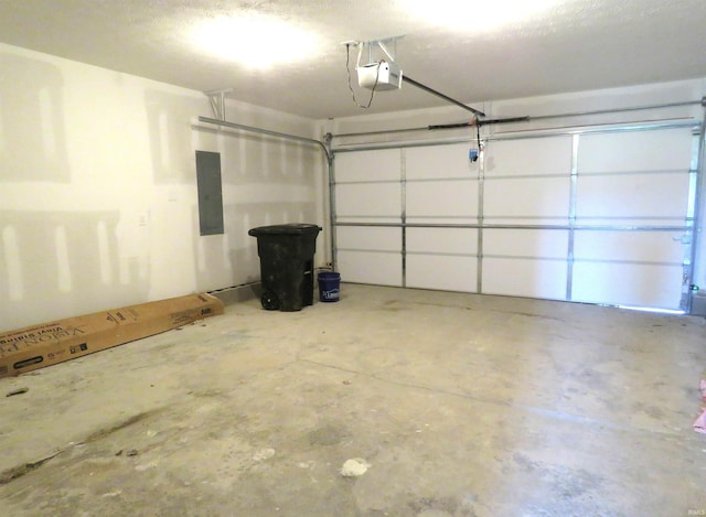10239 State Road 26 E, Lafayette, IN 47905 - garage with a garage door opener and electric panel