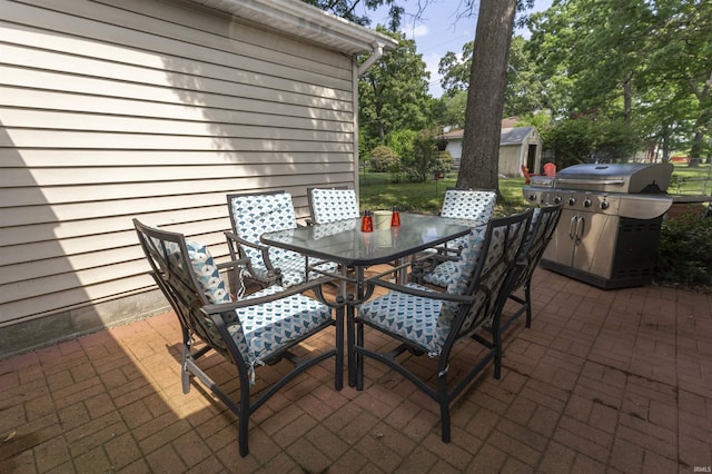 3623 Rexford Dr, South Bend, IN 46615 - view of patio / terrace featuring outdoor dining area and area for grilling