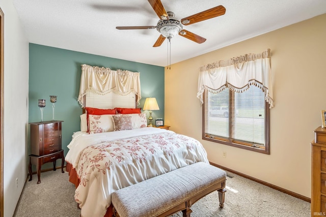 106 River Cove Ln, North Manchester, IN 46962 - carpeted bedroom with baseboards and ceiling fan