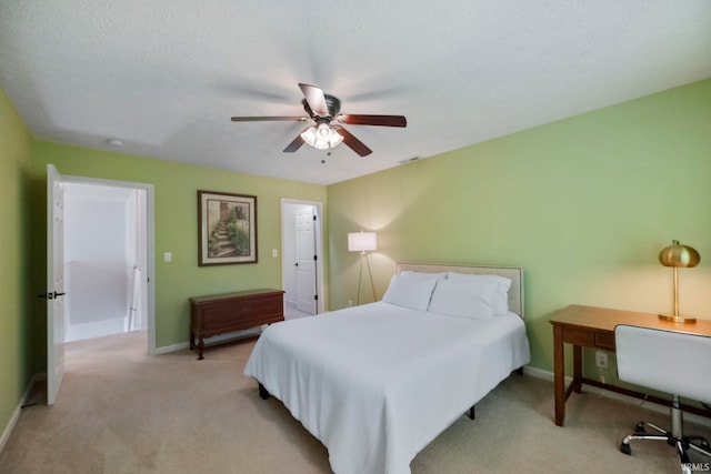 1009 Elliott St, Lafayette, IN 47905 - bedroom featuring light carpet and a ceiling fan