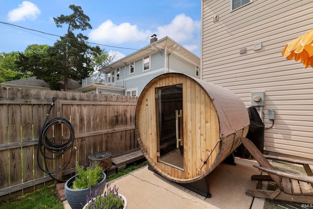 1009 Elliott St, Lafayette, IN 47905 - view of patio / terrace with an outdoor structure