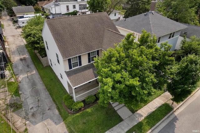 1009 Elliott St, Lafayette, IN 47905 - aerial view of property and surrounding area