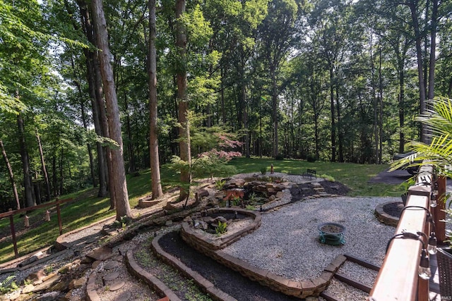 5549 S Tammany Ct, Bloomington, IN 47401 - view of green lawn featuring a view of trees