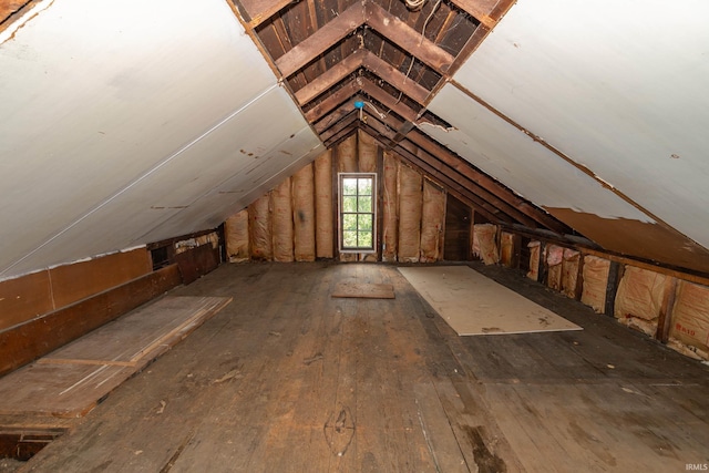 302 C St, Laporte, IN 46350 - view of unfinished attic