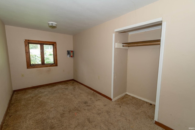 302 C St, Laporte, IN 46350 - unfurnished bedroom featuring carpet floors and a closet