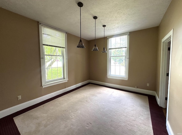709 W Main St, Ellettsville, IN 47429 - carpeted spare room featuring plenty of natural light and a textured ceiling