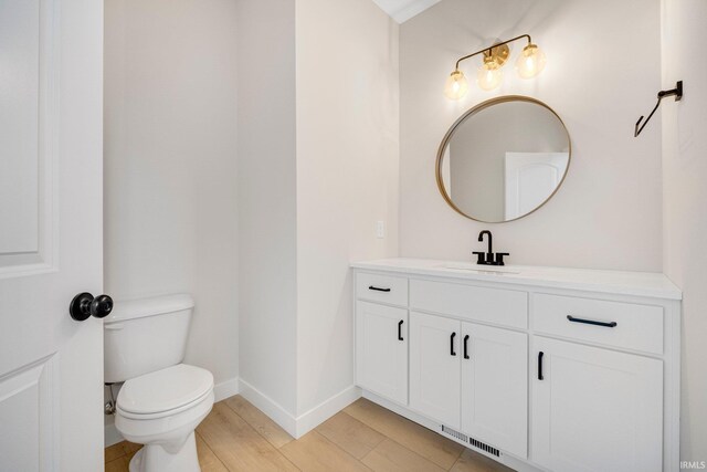 17464 Sonic Ct, Huntertown, IN 46748 - bathroom with vanity and wood finished floors