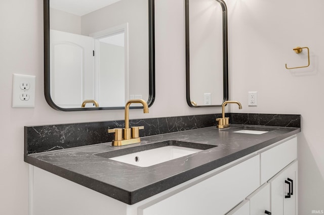 17464 Sonic Ct, Huntertown, IN 46748 - bathroom featuring double vanity