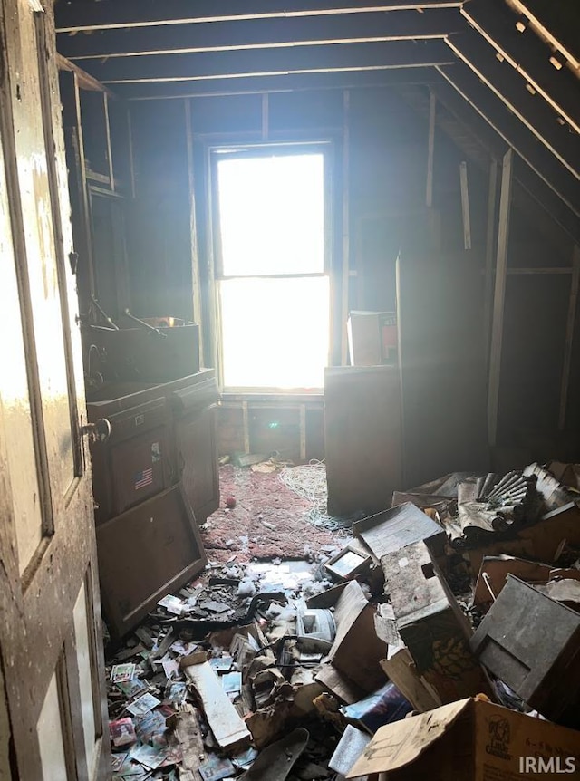 816 Allen St, South Bend, IN 46616 - misc room with lofted ceiling