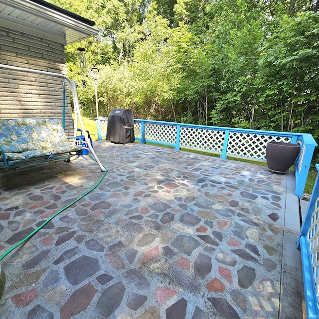 989 S Cataract Rd, Spencer, IN 47460 - view of patio / terrace featuring grilling area