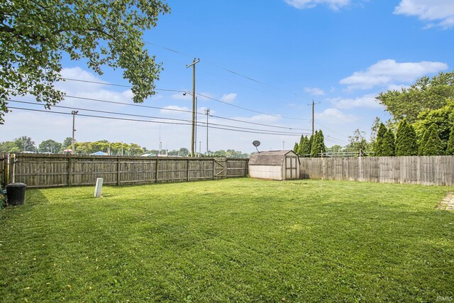 1946 Renfrew Dr, South Bend, IN 46614 - fenced backyard featuring a storage shed