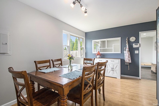 1946 Renfrew Dr, South Bend, IN 46614 - dining room with light wood finished floors and electric panel