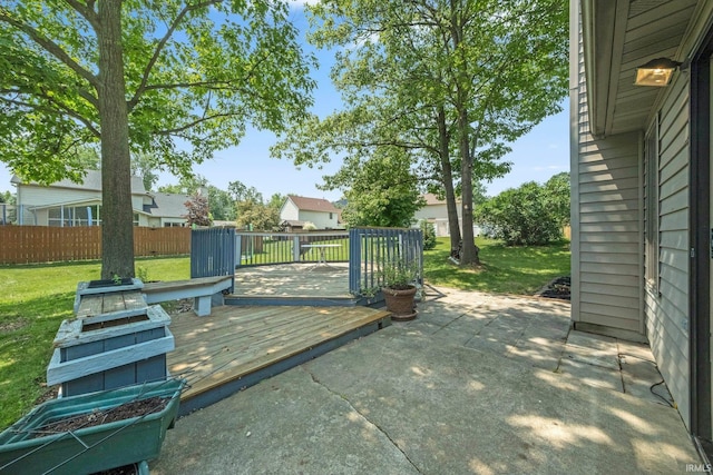 2319 Autumn Lake Pl, Fort Wayne, IN 46818 - view of patio featuring a deck