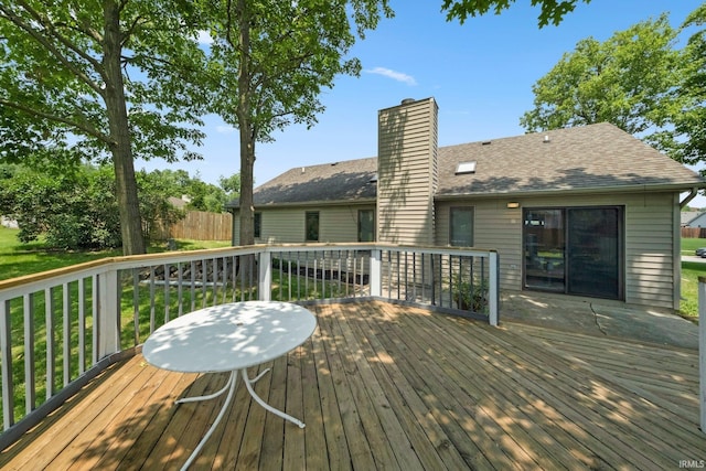 2319 Autumn Lake Pl, Fort Wayne, IN 46818 - view of wooden deck