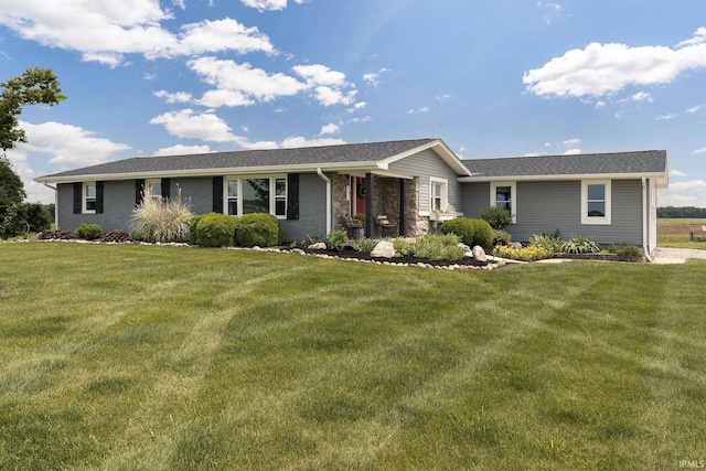 5157 N County Rd 850 W, Mulberry, IN 46058 - single story home with a front yard