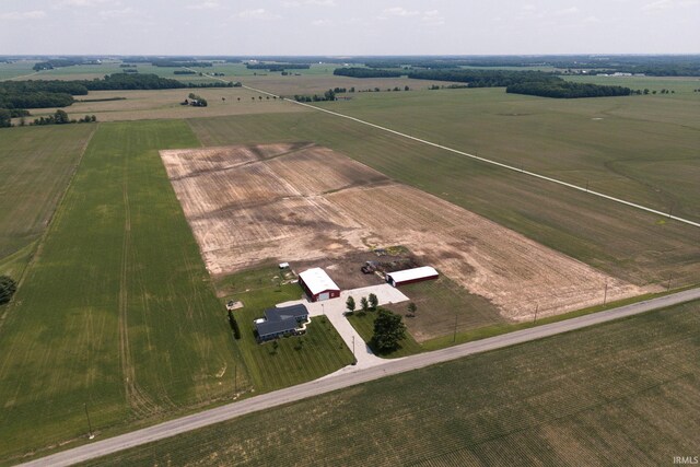5157 N County Rd 850 W, Mulberry, IN 46058 - overview of rural landscape featuring farmland