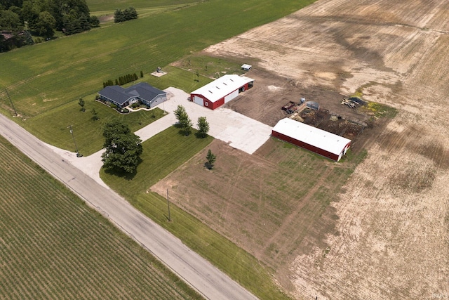 5157 N County Rd 850 W, Mulberry, IN 46058 - overview of rural landscape featuring farmland
