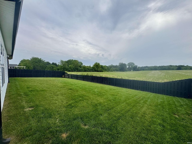 4831 Leeward Ln, Lafayette, IN 47909 - fenced backyard featuring a view of rural / pastoral area