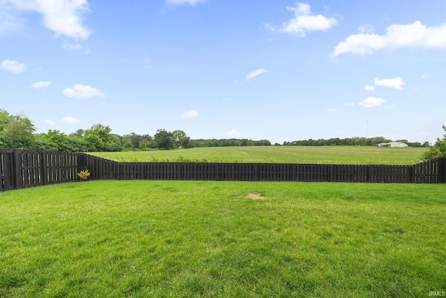 4831 Leeward Ln, Lafayette, IN 47909 - fenced backyard with a view of rural / pastoral area