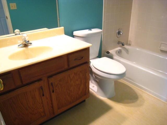52289 Wembley Dr, South Bend, IN 46637 - bathroom featuring vanity and bathtub / shower combination
