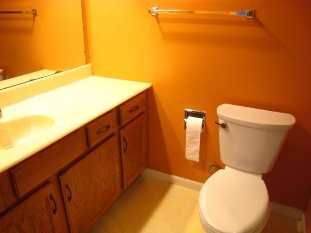52289 Wembley Dr, South Bend, IN 46637 - half bathroom with toilet and vanity