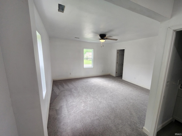 1584 Snyder St, Wabash, IN 46992 - carpeted spare room with a ceiling fan and baseboards