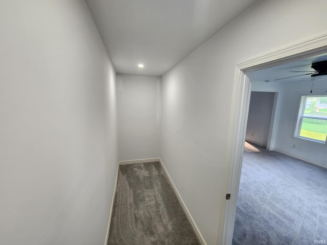 1584 Snyder St, Wabash, IN 46992 - corridor featuring carpet flooring and recessed lighting